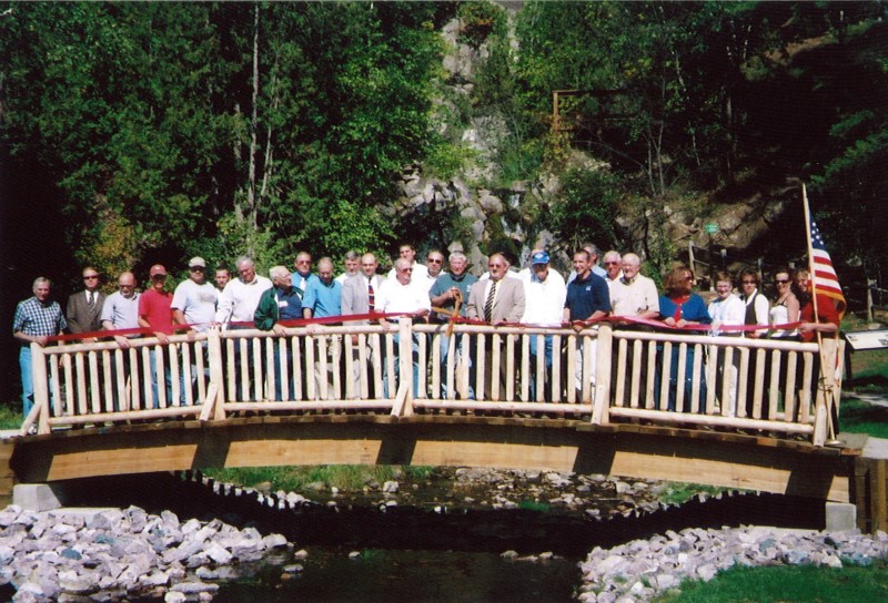 Fumee Fall Bridge added in 2004